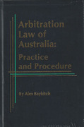 Cover of Arbitration Law of Australia: Practice and Procedure