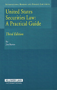 Cover of United States Securities Law: A Practical Guide 3rd ed