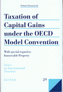Cover of Taxation of Capital Gains under the OECD Model Convention: With Special Regard to Immovable Property