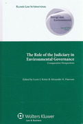Cover of The Role of the Judiciary in Environmental Governance: Comparative Perspectives