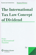 Cover of The International Tax Law Concept of Dividend