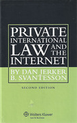 Cover of Private International Law And The Internet