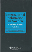 Cover of International Arbitration in Sweden: A Practitioner's Guide