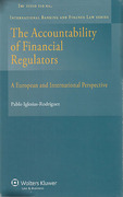 Cover of The Accountability of Financial Regulators: A European and International Perspective