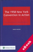 Cover of The 1958 New York Convention in Action (eBook)
