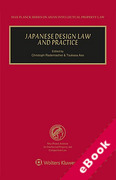 Cover of Japanese Design Law and Practice (eBook)
