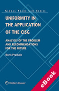 Cover of Uniformity in the Application of the CISG: Analysis of the Problem and Recommendations for the Future (eBook)