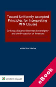 Cover of Toward Uniformly Accepted Principles for Interpreting MFN Clauses: Striking a Balance (eBook)