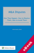 Cover of M&#38;A Disputes: How They Happen, How to Resolve Them, How to Avoid Them (eBook)