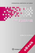 Cover of Early Determination of Jurisdiction (eBook)