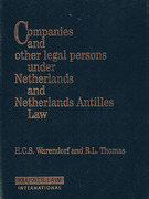 Cover of Companies and Other Legal Persons under Netherlands and Netherlands Antilles Law Looseleaf