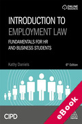 Cover of Introduction to Employment Law: Fundamentals for HR and Business Students (eBook)