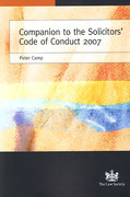 Cover of Companion to the Solicitors Code of Conduct