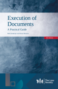Cover of Execution of Documents: A Practical Guide