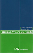 Cover of Community Care Law Reports