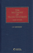 Cover of The Restraint of Trade Doctrine