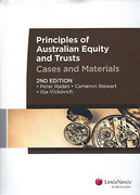 Cover of Principles of Australian Equity and Trusts: Cases and Materials