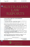 Cover of Australian Law Reports: Parts and Bound Volumes