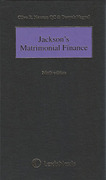 Cover of Jackson's Matrimonial Finance