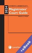 Cover of Anthony &#38; Berryman's Magistrates Court Guide 2024 (Book &#38; eBook Pack)