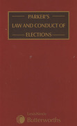 Cover of Parker's Law and Conduct of Elections Looseleaf
