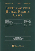 Cover of Butterworths Human Rights Cases Service