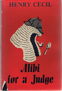 Cover of Alibi for a Judge