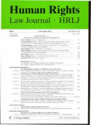 Cover of Human Rights Law Journal
