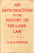 Cover of An Introduction to the History of The Land Law