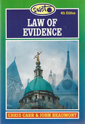 Cover of SWOT: Law of Evidence