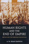 Cover of Human Rights and the End of Empire: Britain and the Genesis of the European Convention