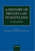 Cover of A History of Private Law in Scotland: Volume 2. Obligations
