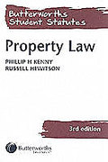 Cover of Butterworths Student Statutes: Property Law