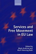 Cover of Services and Free Movement in EU Law