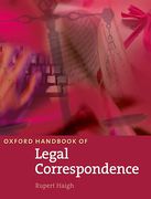 Cover of Oxford Handbook of Legal Correspondence