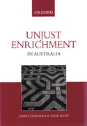 Cover of Unjust Enrichment in Australia