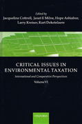 Cover of Critical Issues in Environmental Taxation: International and Comparative Perspectives Volume IV