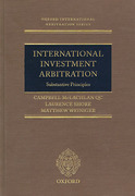 Cover of International Investment Arbitration : Substantive Principles