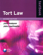 Cover of Tort Law Textbook