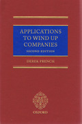 Cover of Applications to Wind Up Companies