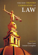 Cover of The New Oxford Companion to Law