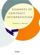 Cover of Elements of Contract Interpretation