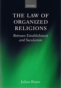Cover of Law of Organized Religions : Between Establishment and Secularism