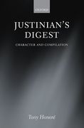 Cover of Justinian's Digest: Character and Compilation