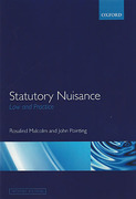 Cover of Statutory Nuisance: Law and Practice