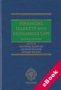 Cover of Financial Markets and Exchanges Law (eBook)