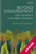 Cover of Beyond Disagreement: Open Remedies in Human Rights Adjudication (eBook)