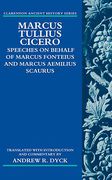 Cover of Marcus Tullius Cicero: Speeches on Behalf of Marcus Fonteius and Marcus Aemilius Scaurus: Translated with Introduction and Commentary