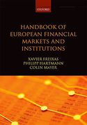 Cover of Handbook of European Financial Markets and Institutions