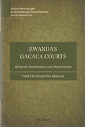 Cover of Rwanda's Gacaca Courts: Between Retribution and Reparation